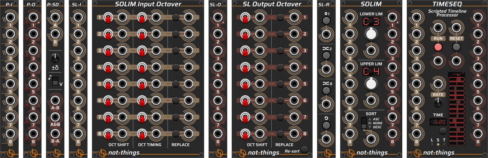 Solim modules in Dark theme