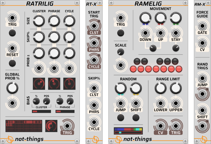 Ramelig and Ratrilig main and expander modules